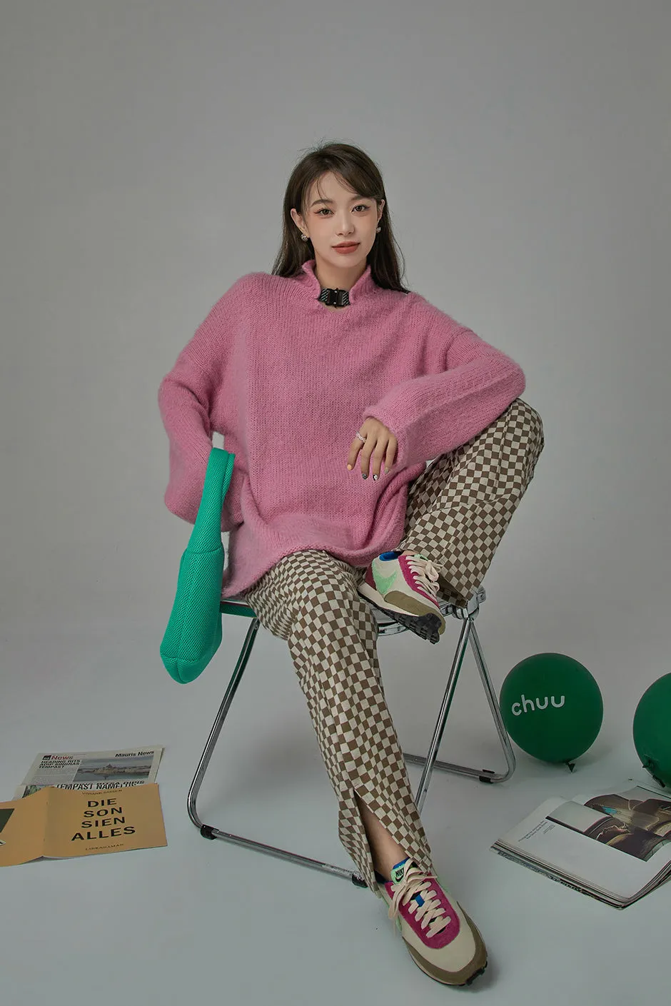 A Big Personality Long Knit Sweater