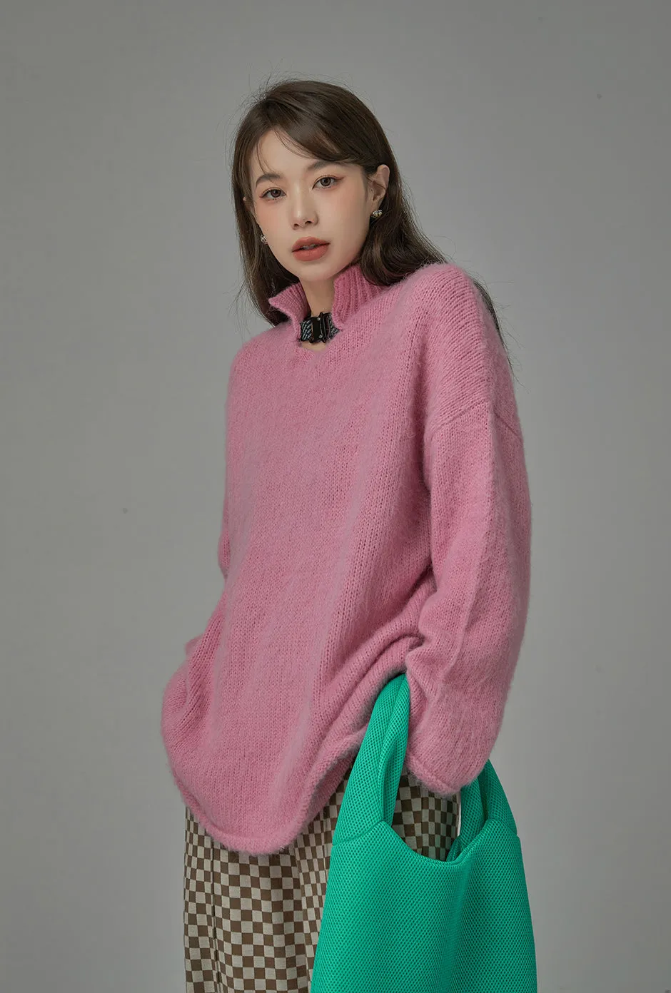 A Big Personality Long Knit Sweater