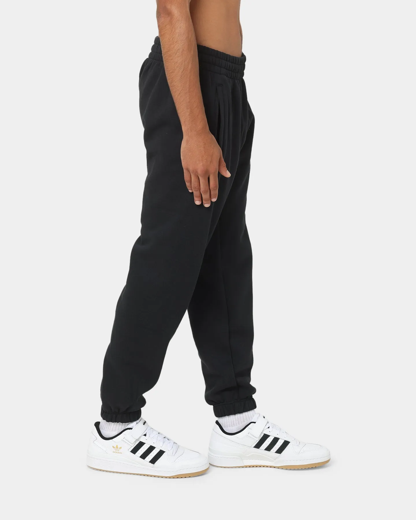 Adidas Trefoil Linear Sweat Pants Black