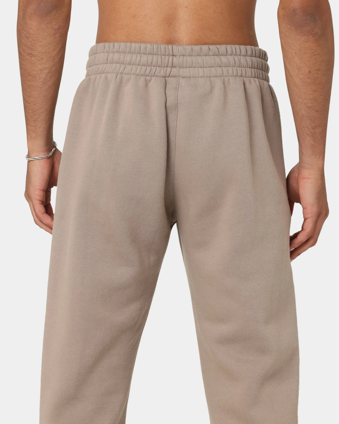 Adidas Trefoil Linear Sweat Pants Brown