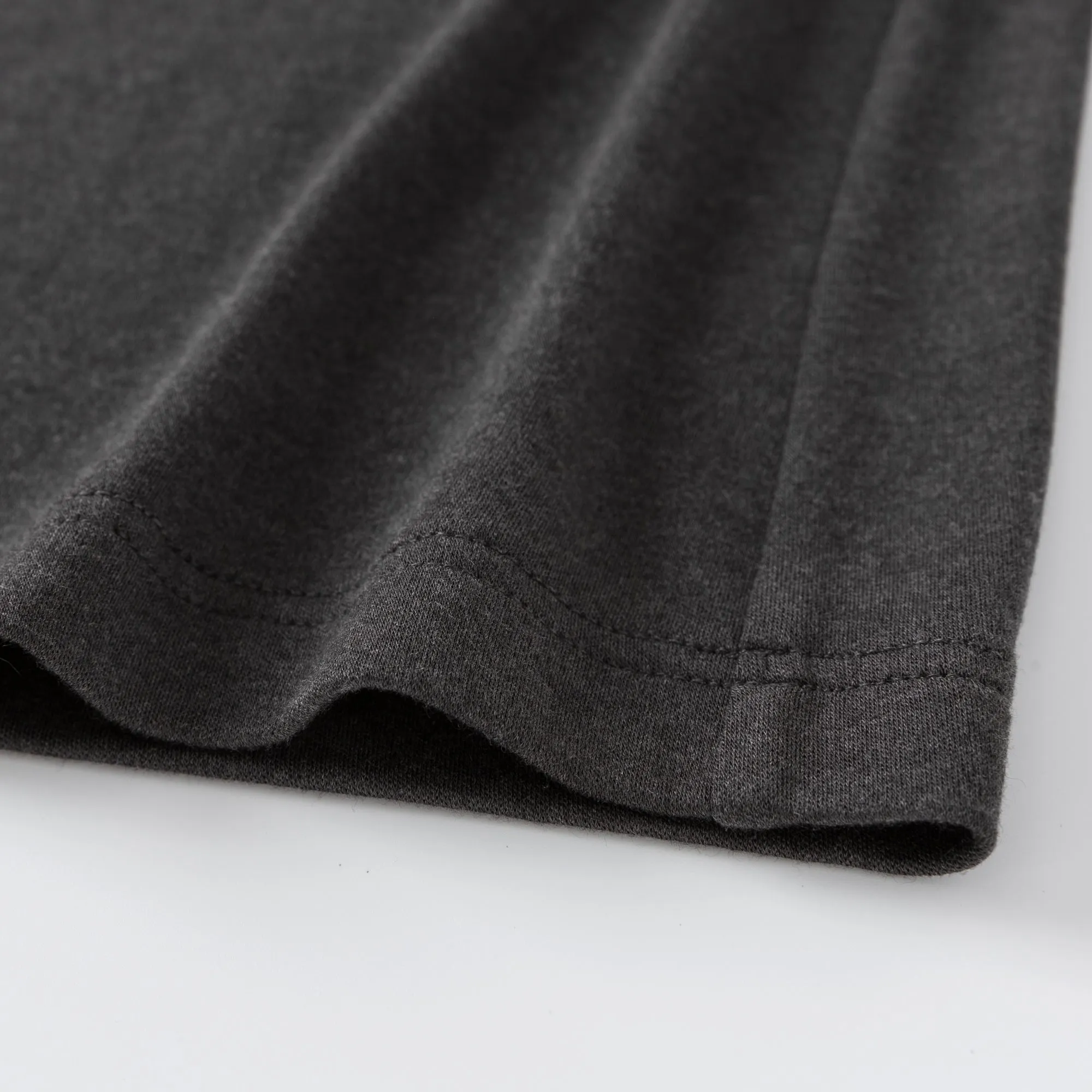 Black Wool Cutout Skirt