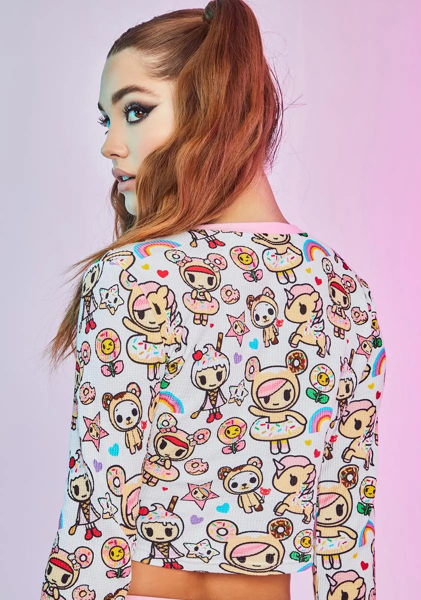 Confection Cuteness Donutella Crop Thermal