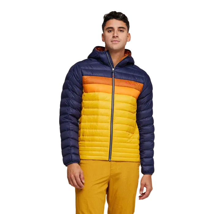 Cotopaxi Fuego Hooded Down Jacket Men's Retro Striped Down Jacket