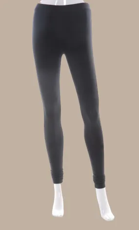 Cotton Black Leggings