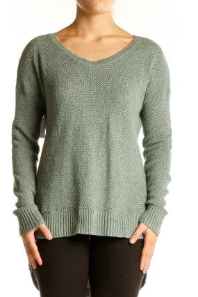 Emerald Green Knit Sweater