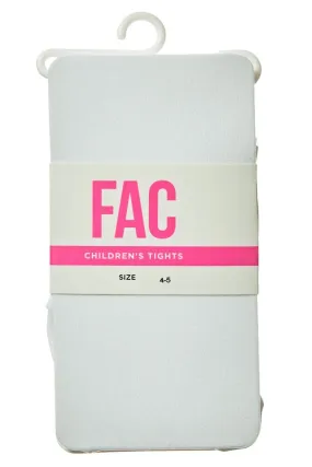 FAC - Cotton Tights White