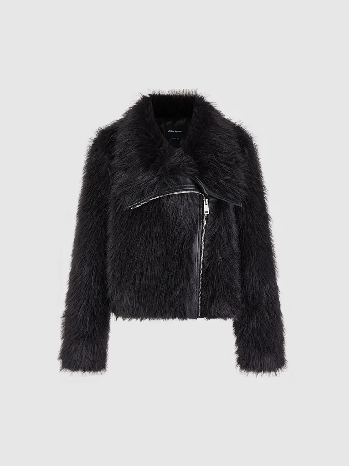 Faux Fur Moto Jackets