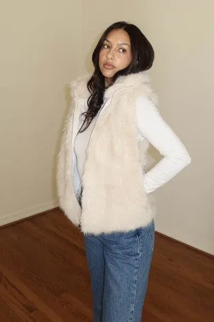 FAUX FUR VEST