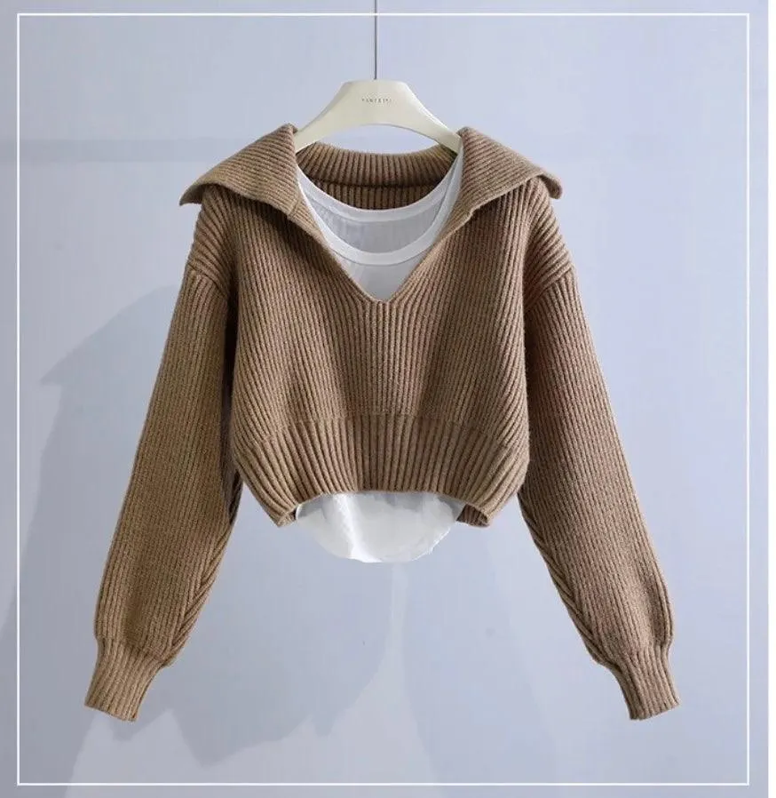 Ivyshape | Cropped Sweaters