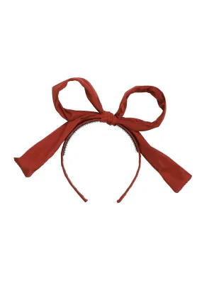 Party Bow Taffeta - Rust