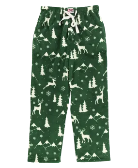 Reindeer Men's Fleece Pj Pants