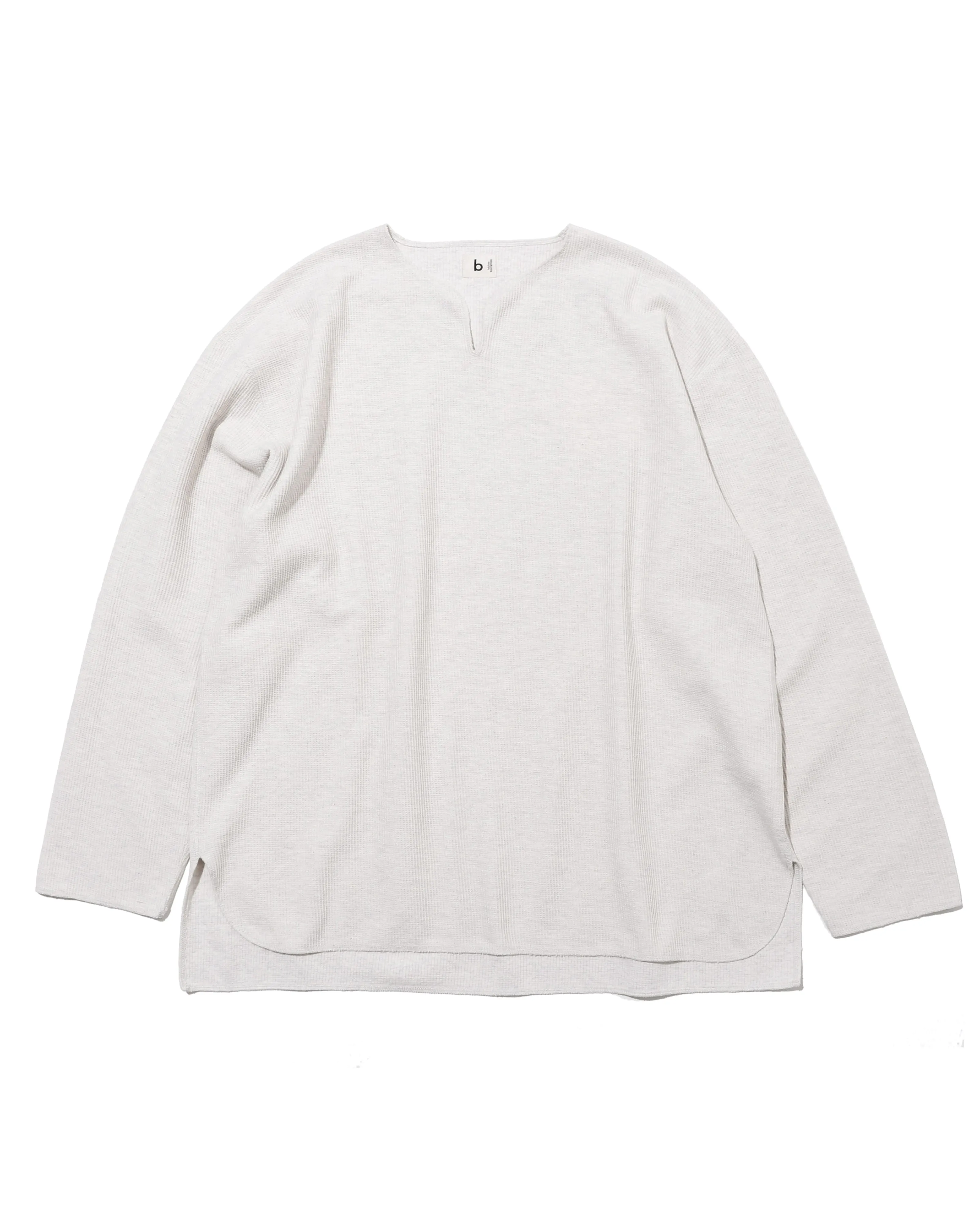 Rough&Smooth Thermal Over-neck L/S HEATHER OATMEAL