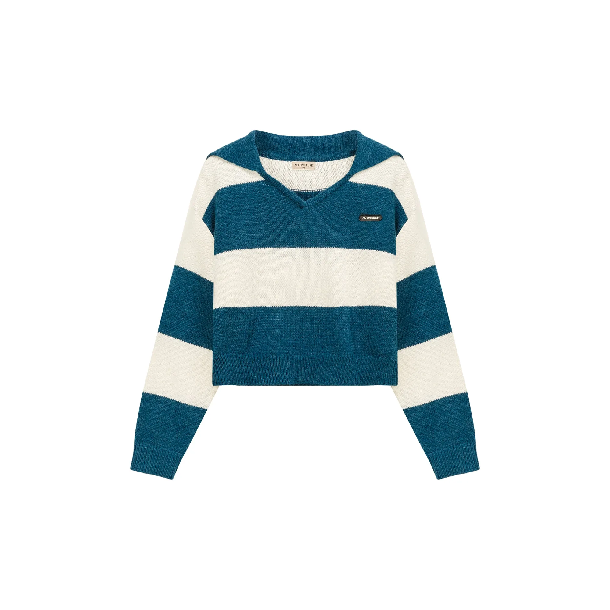 Sailor Color Scheme Knit Sweater