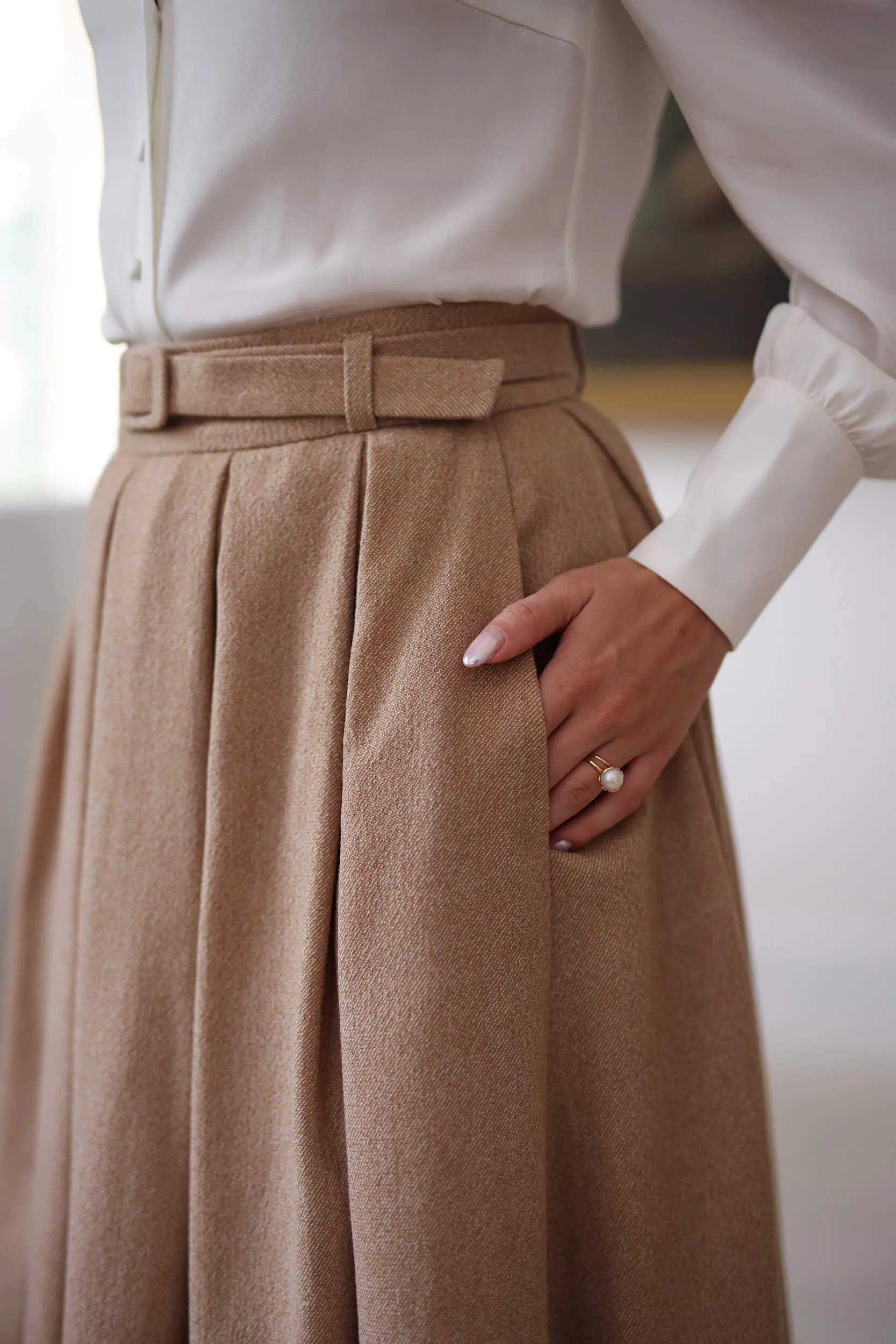 Schatzi Wool Skirt