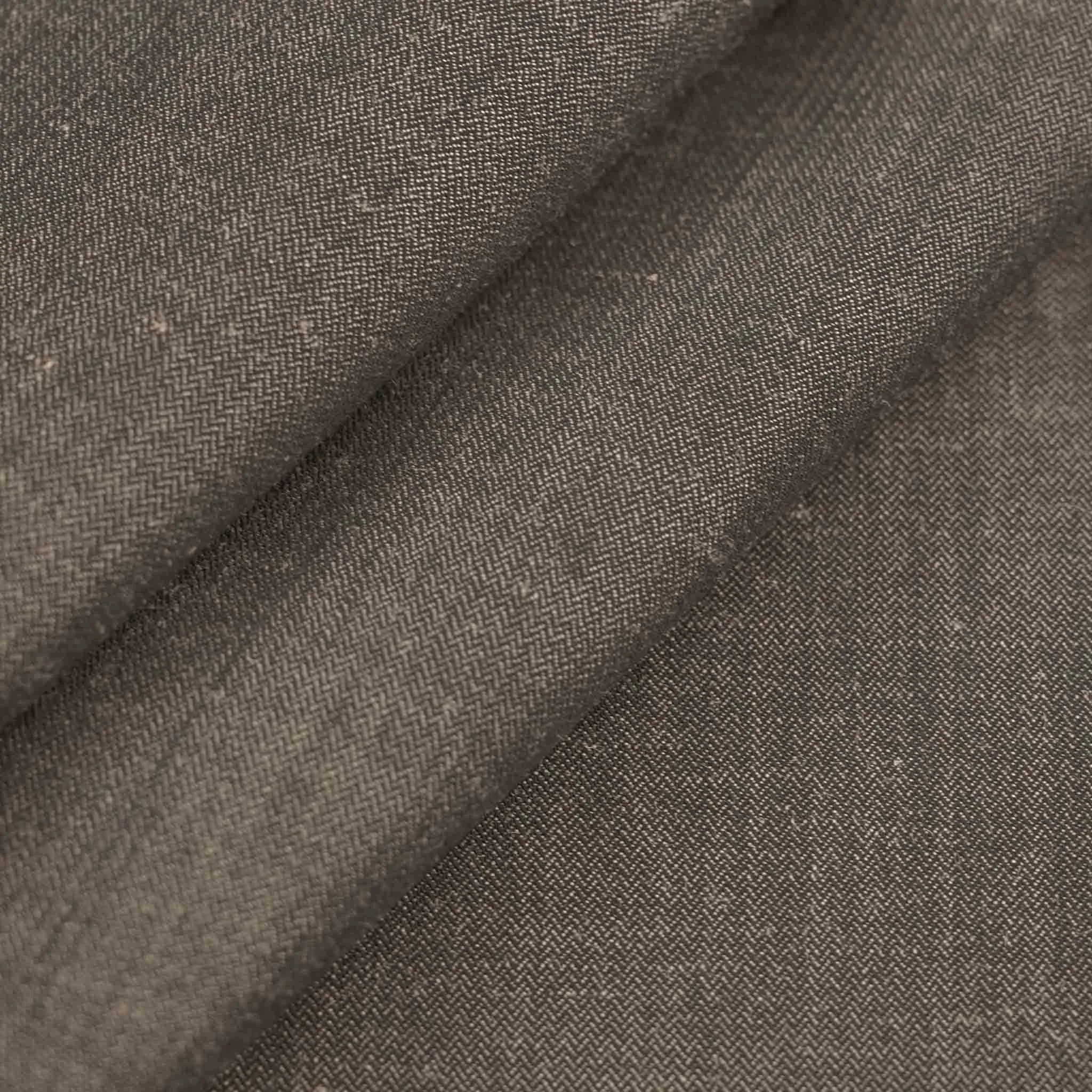 Taupe Herringbone Suiting Fabric 96580