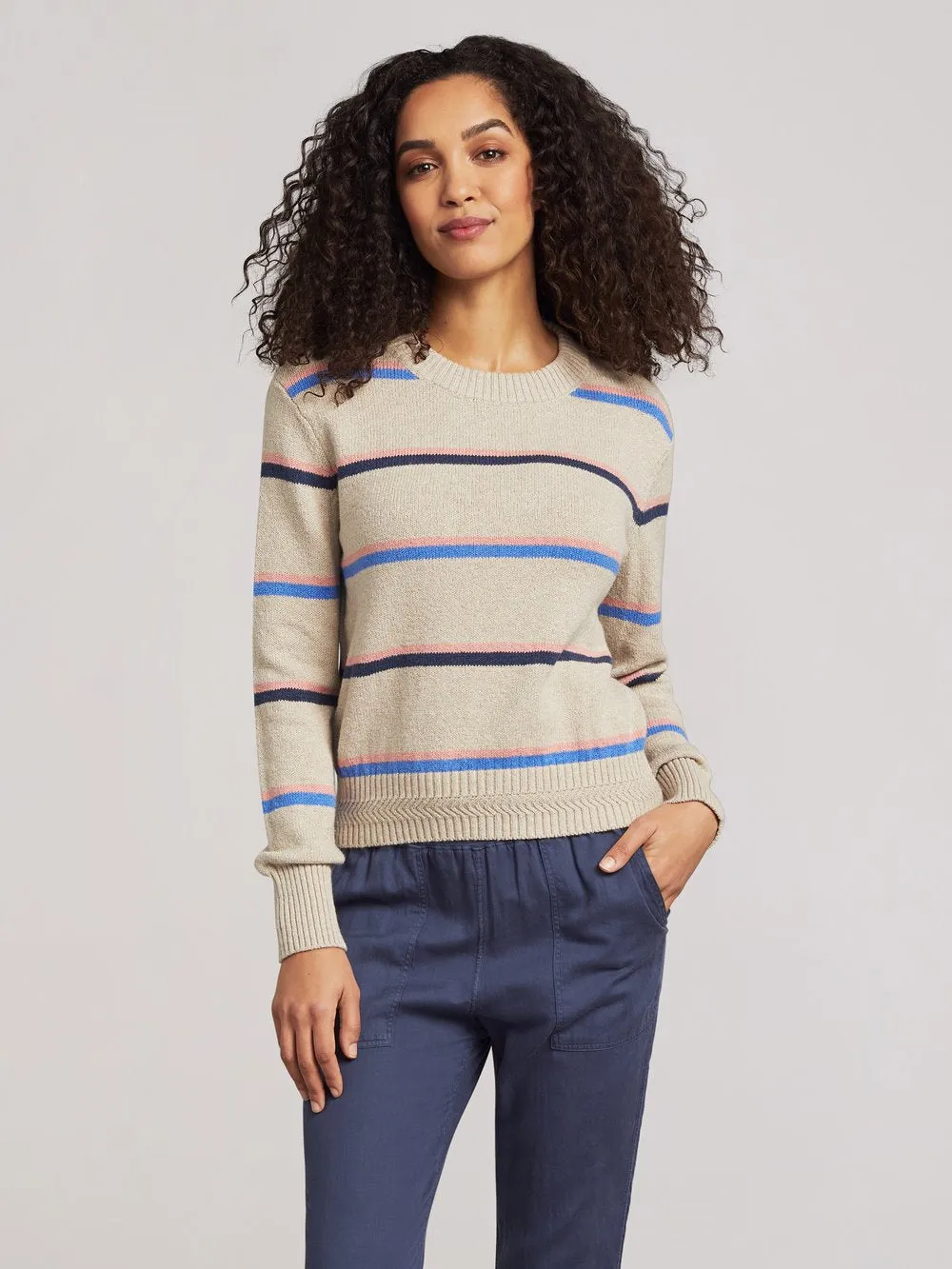 Tide Stripe Sweater in Boardwalk Stripe