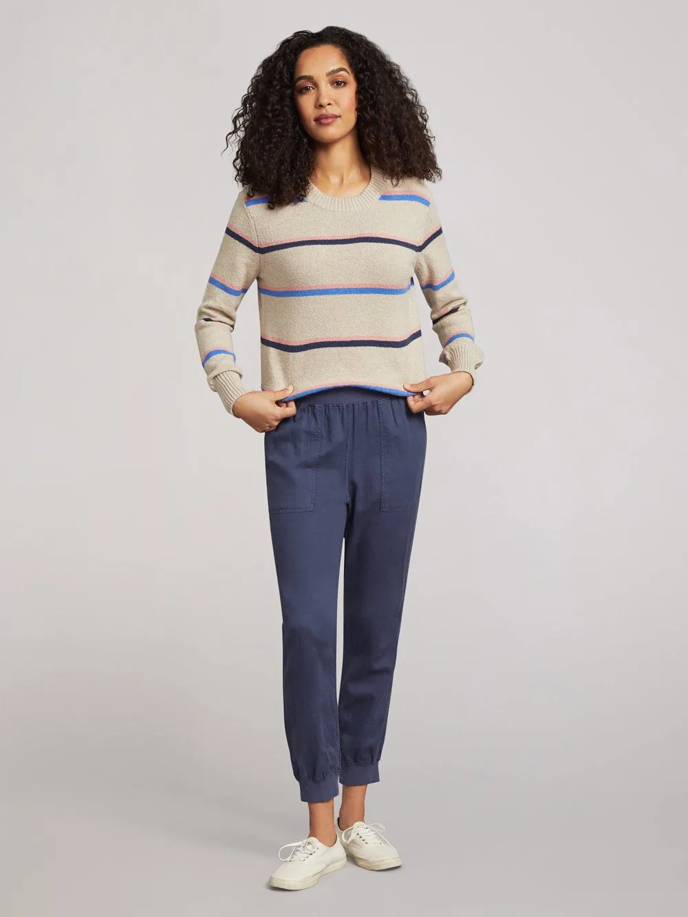 Tide Stripe Sweater in Boardwalk Stripe