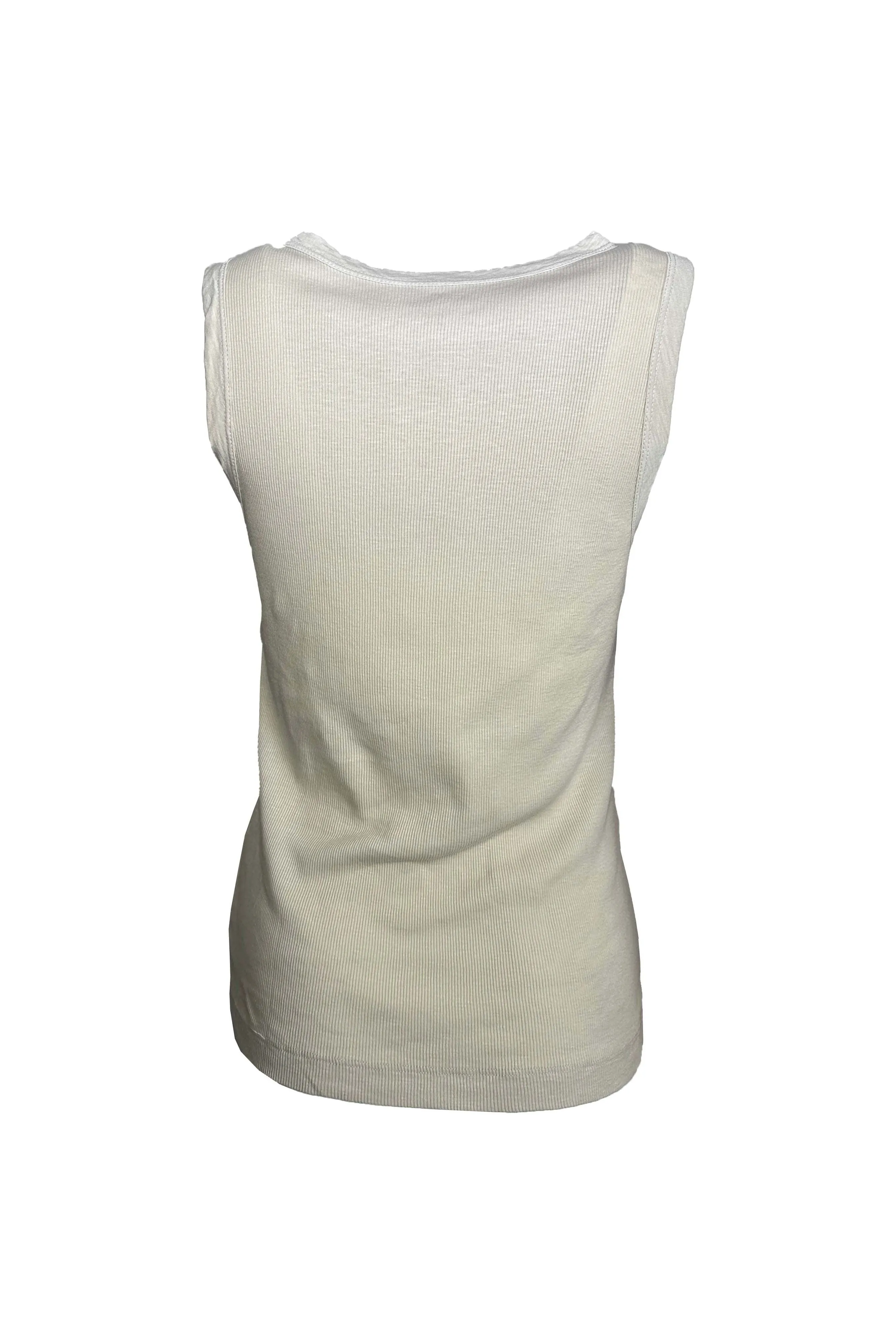 Velvet by Graham & Spencer Maxie Cotton Slub Ribbed Tank | Sand