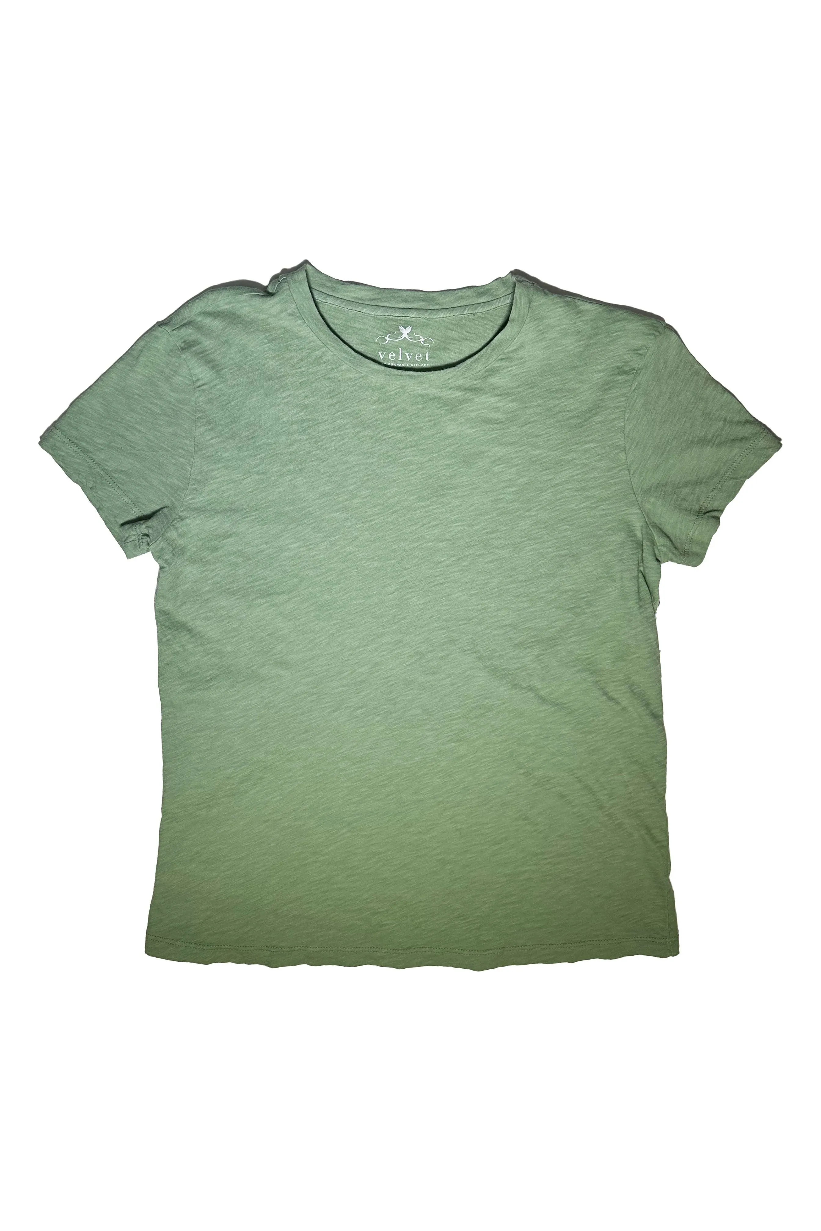 Velvet by Graham & Spencer Sierra Crew Neck Tee | Sage