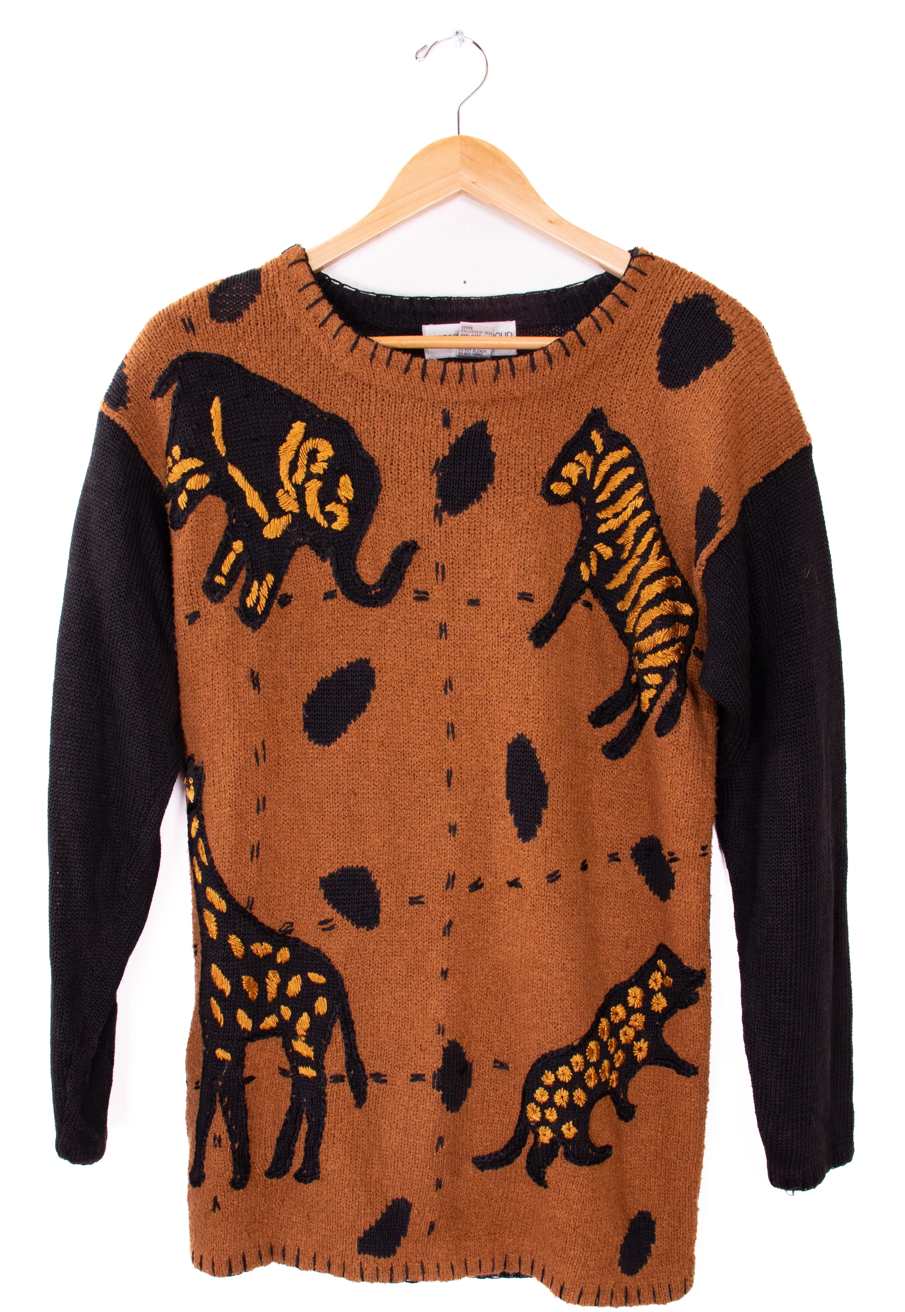 Victoria Harbour African Animals Sweater