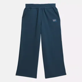 Wide Leg Fleece Pants - Little Kids