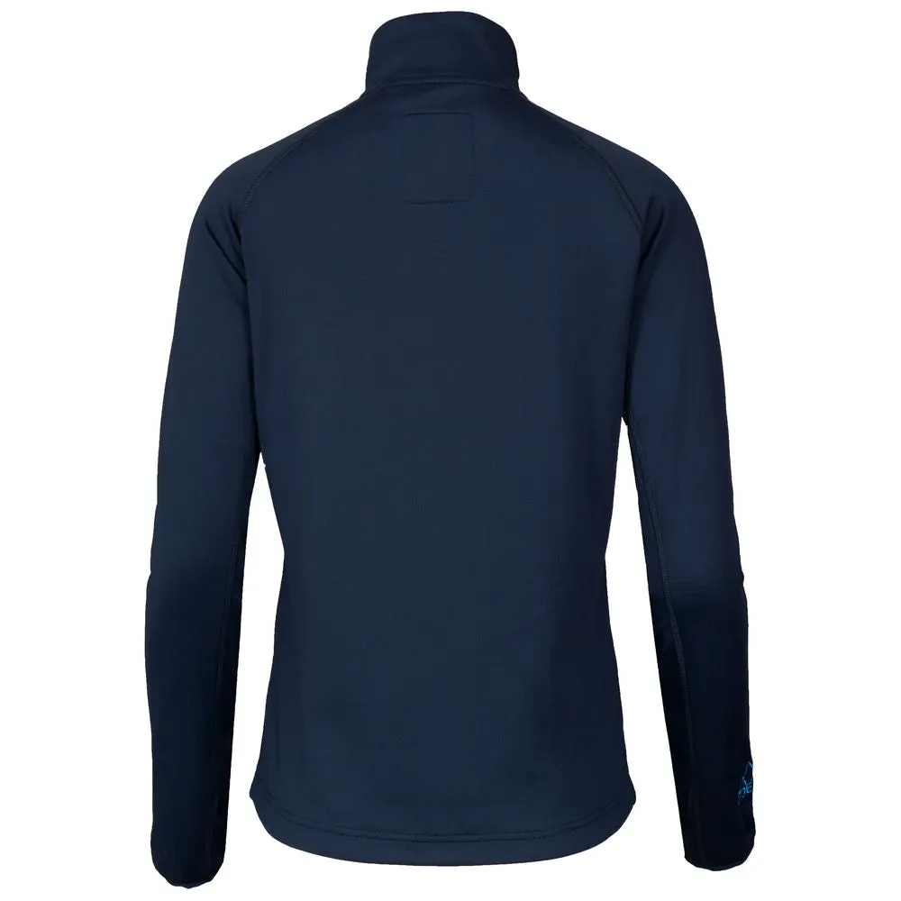 Womens Bresprekk Full Zip Fleece (Navy/Cobalt)